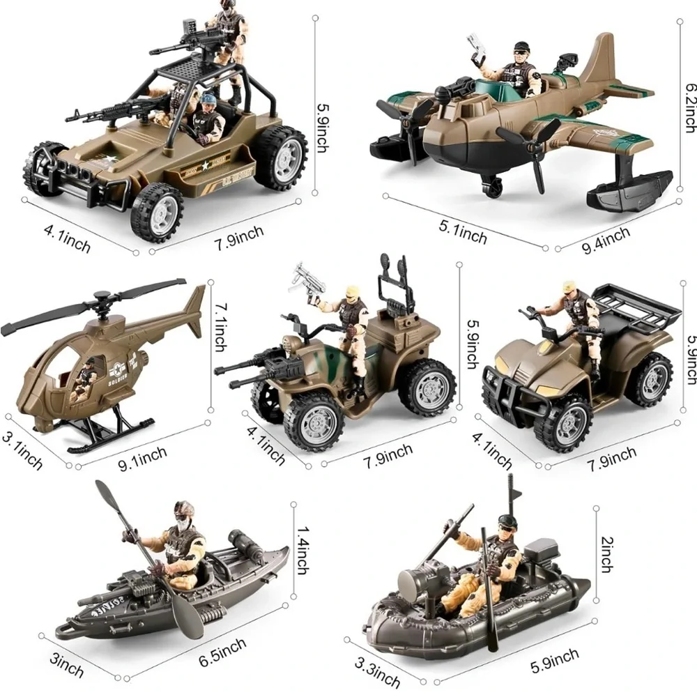 78-in-1 Army Men Toys - Picture 3 of 6